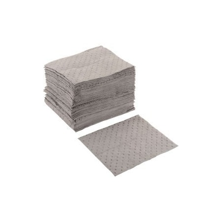 Evolution Sorbent Products Sorbent Pad, Universal, 15 in x 18 in, Gray 2MBGPB-8-BOX